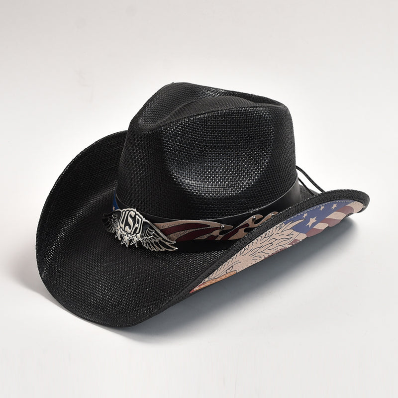 straw western cowboy hat - MRSLM