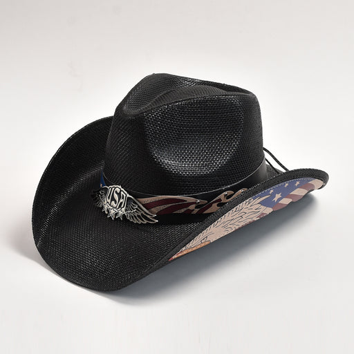straw western cowboy hat - MRSLM