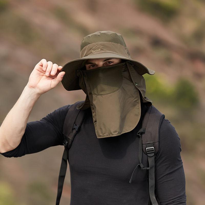 fisherman cap with neck cover - MRSLM