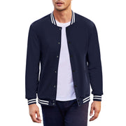 men's baseball uniform flight jacket, view 5 - MRSLM
