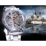 men's hollow see-through automatic watch, view 10 - MRSLM