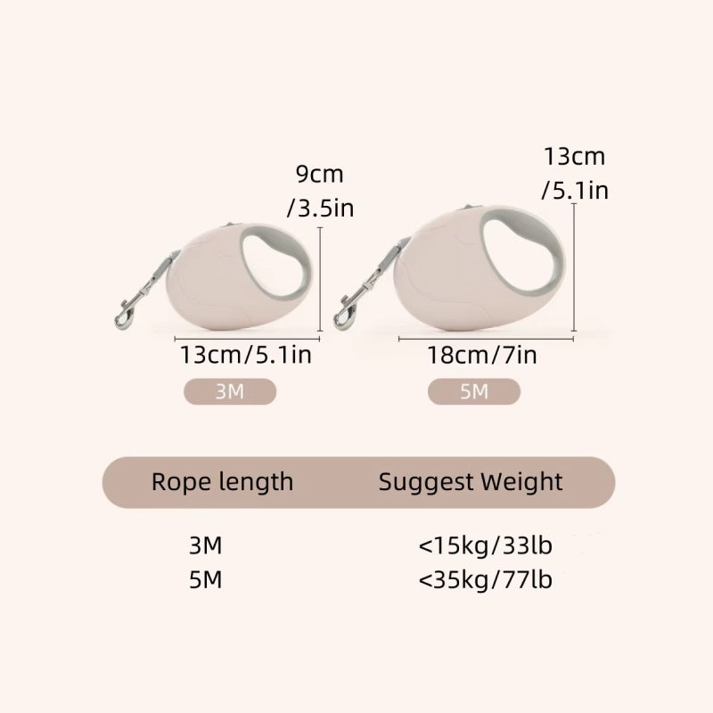 retractable dog and cat leash, view 11 - MRSLM