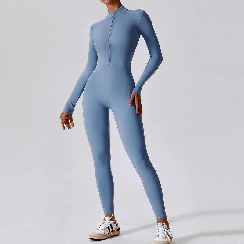 women's long-sleeve yoga jumpsuit - MRSLM