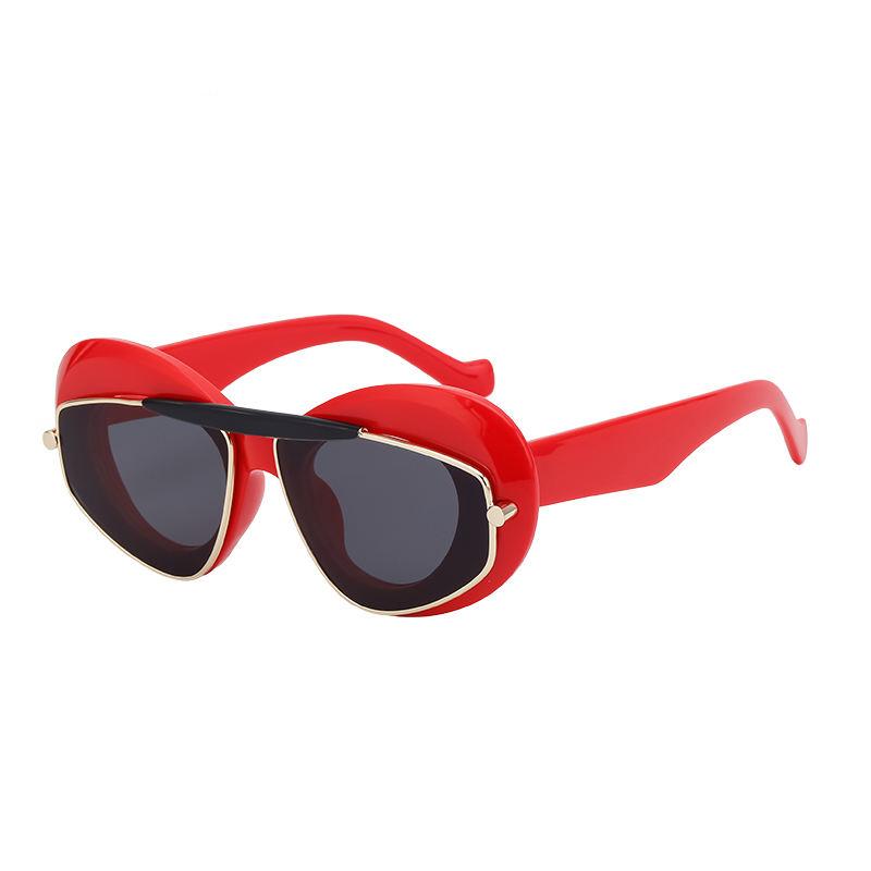 Geometric double frame sunglasses, view 5 - MRSLM