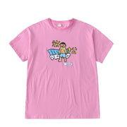 loose cartoon tee, view 3 - MRSLM