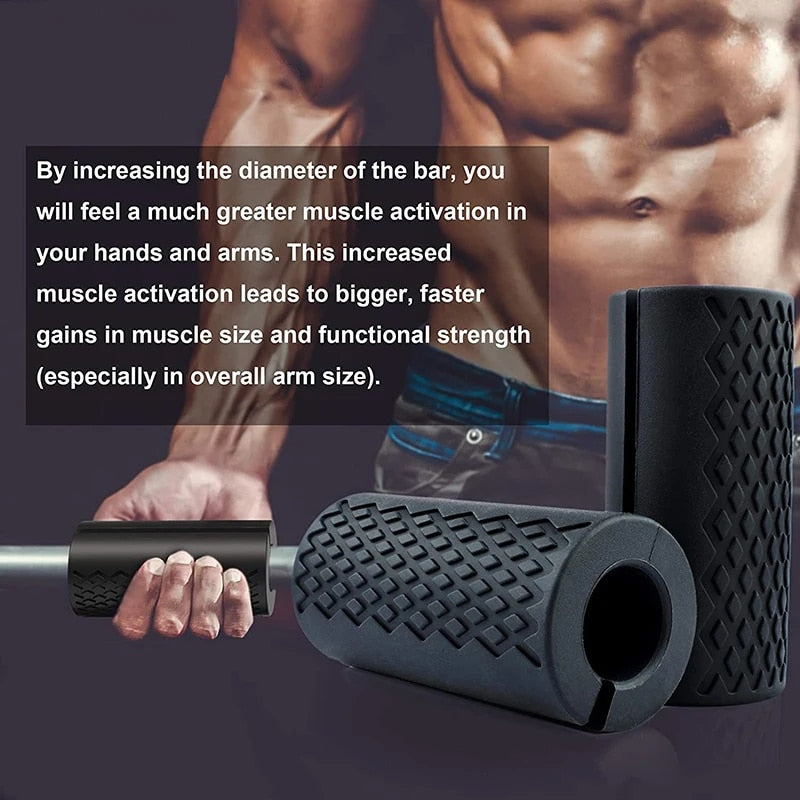 Strength grip booster for dumbbells and barbells, view 3 - MRSLM
