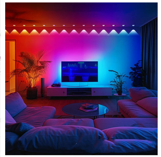Intelligent LED Eaves Outdoor Waterproof RBG Colorful Decorative Light