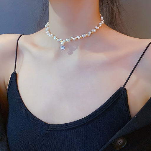 pearl necklace with gift box - MRSLM