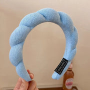 fluffy sponge headband, view 3 - MRSLM