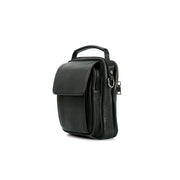 retro cowhide messenger bag, view 4 - MRSLM