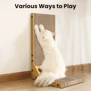 L-shaped cat scratcher, view 6 - MRSLM