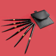 6-piece watercolor brush set, view 4 - MRSLM