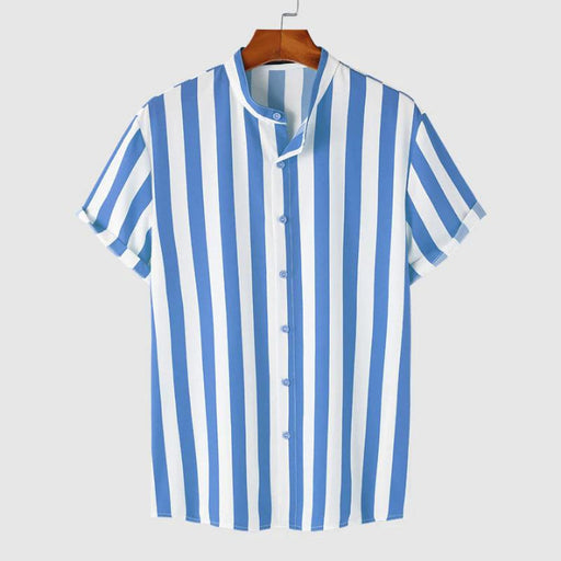 men's casual stand collar shirt - MRSLM