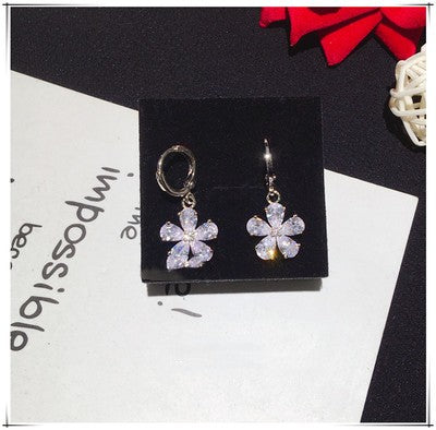 long zircon crystal tassel earrings, view 13 - MRSLM