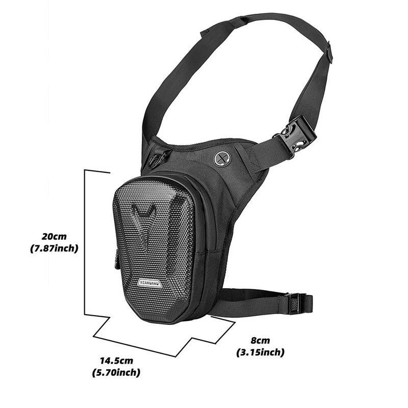 motorcycle waterproof leg bag, view 5 - MRSLM