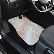 pink gold marble car floor mats, view 4 - MRSLM