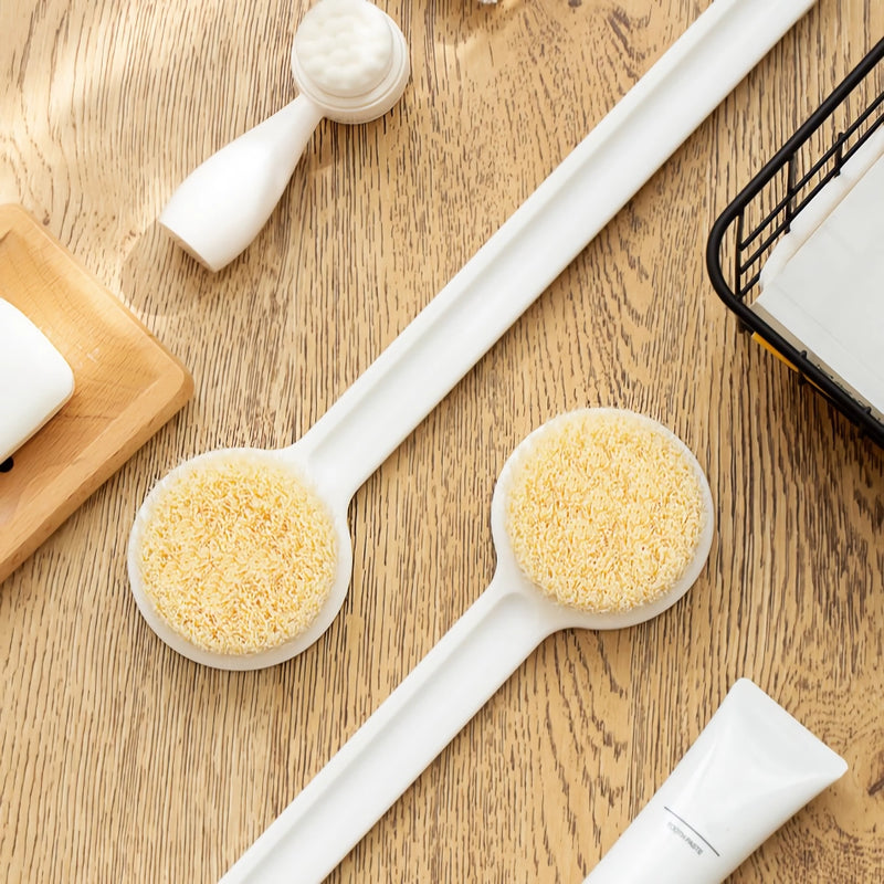 long handle bath brush, view 3 - MRSLM