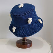 unisex denim bucket hat, view 2 - MRSLM