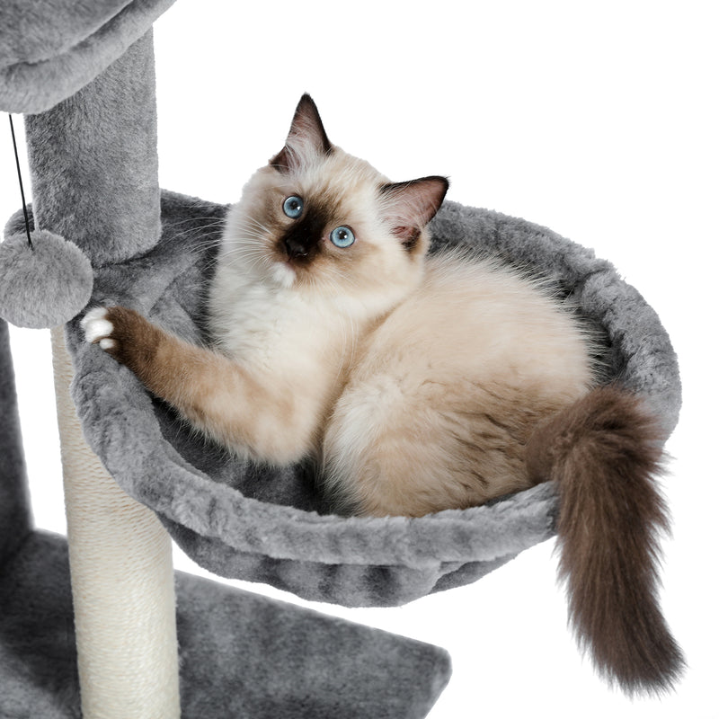 70-inch cat tree with sisal posts, view 6 - MRSLM