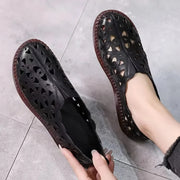 floral slip-on flat sandals, view 4 - MRSLM