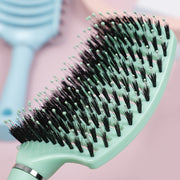 curly hair detangling brush, view 6 - MRSLM