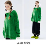 cozy autumn loose sweater, view 6 - MRSLM