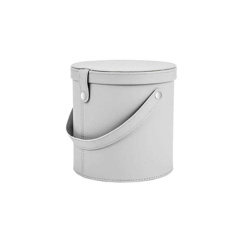 PU leather car trash can, view 3 - MRSLM
