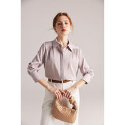 Long sleeve silk blouse for women, view 29 - MRSLM