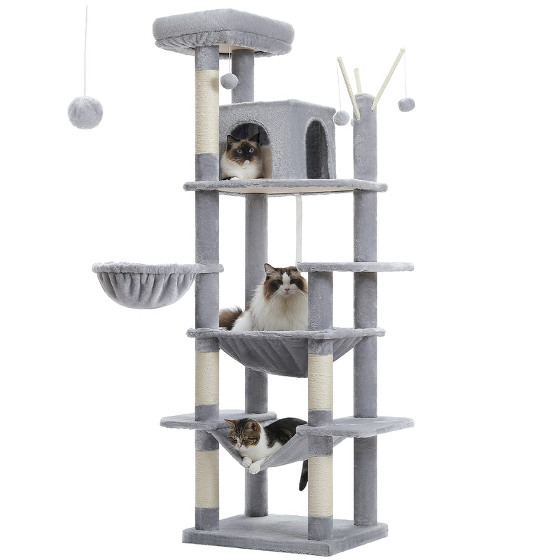 7-level cat tree tower, view 10 - MRSLM