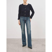 women's O-neck knitted cardigan, view 8 - MRSLM