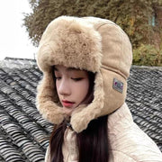 winter thickened earflap hat - MRSLM