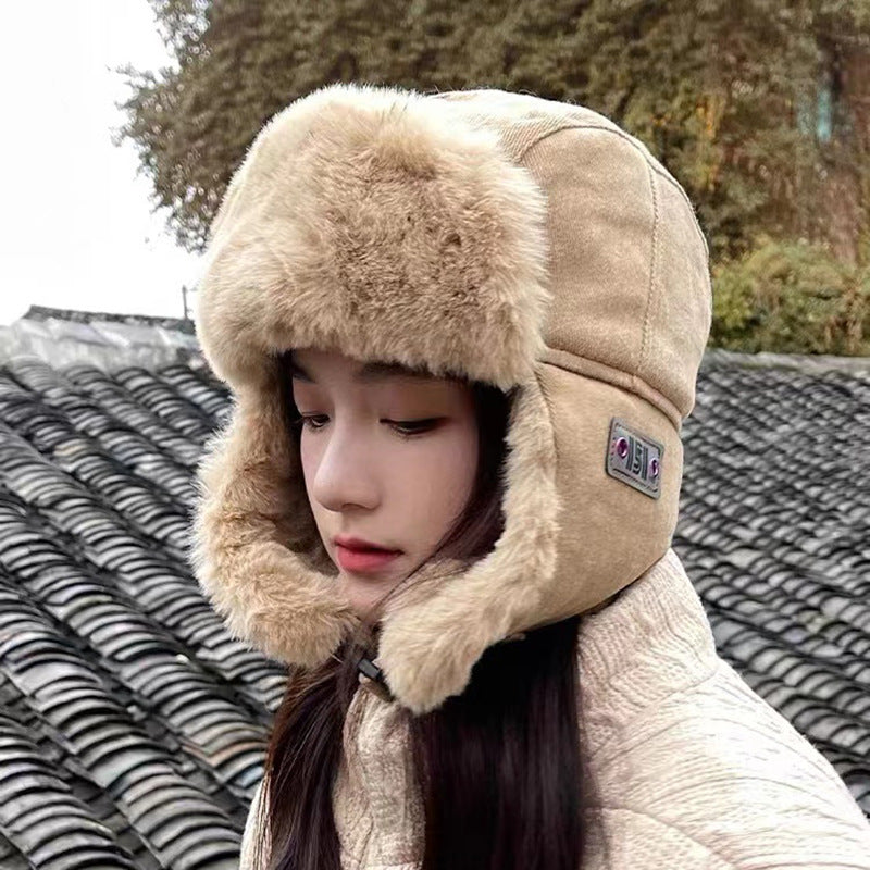 winter thickened earflap hat - MRSLM