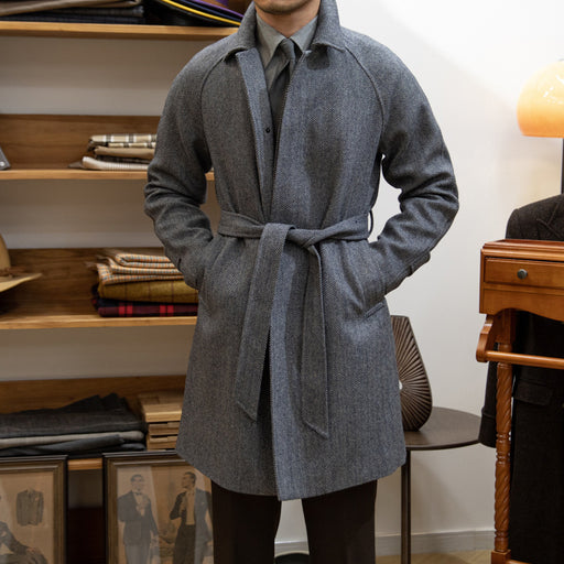 Slim fit mid-length wool coat - MRSLM
