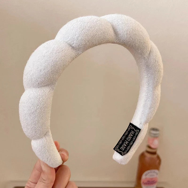 fluffy sponge headband, view 4 - MRSLM