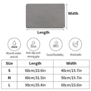 diatomite bathroom mat, view 13 - MRSLM