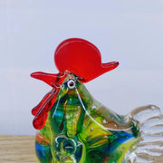 glass chicken ornament, view 10 - MRSLM