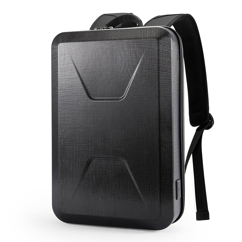 pc hard shell waterproof computer backpack, view 6 - MRSLM