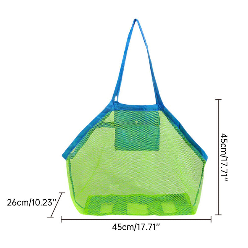 Multi-purpose mesh beach bag, view 8 - MRSLM