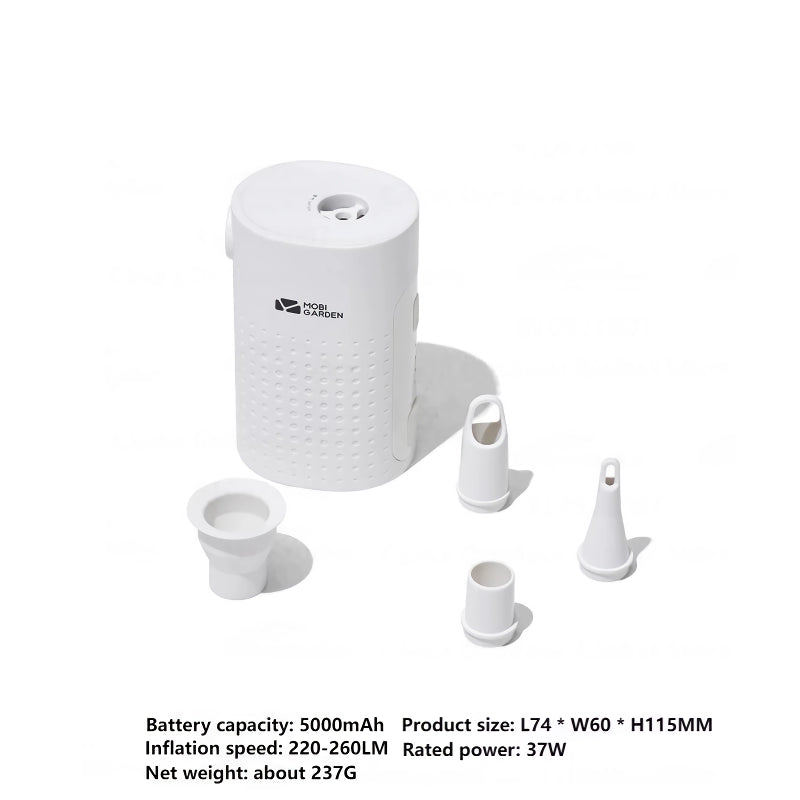 high-power portable air pump, view 4 - MRSLM