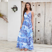 bohemian paisley print long dress, view 21 - MRSLM