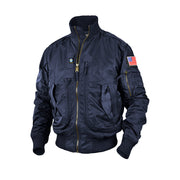 men's baseball pilot jacket, view 5 - MRSLM