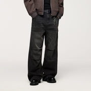 men's loose retro straight jeans, view 2 - MRSLM