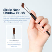 precision goat hair contour makeup brush, view 3 - MRSLM