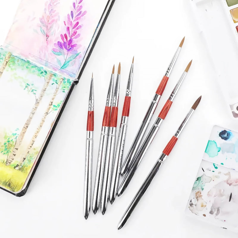 portable watercolor brush set, view 4 - MRSLM
