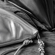 elegant soft leather dumpling bag, view 10 - MRSLM