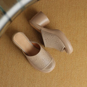 open toe chunky heel sandals, view 24 - MRSLM