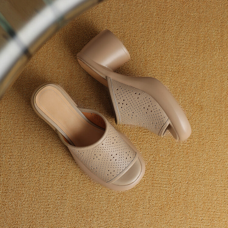 open toe chunky heel sandals, view 24 - MRSLM