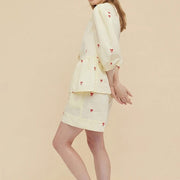 Bow embroidery shorts set, view 4 - MRSLM