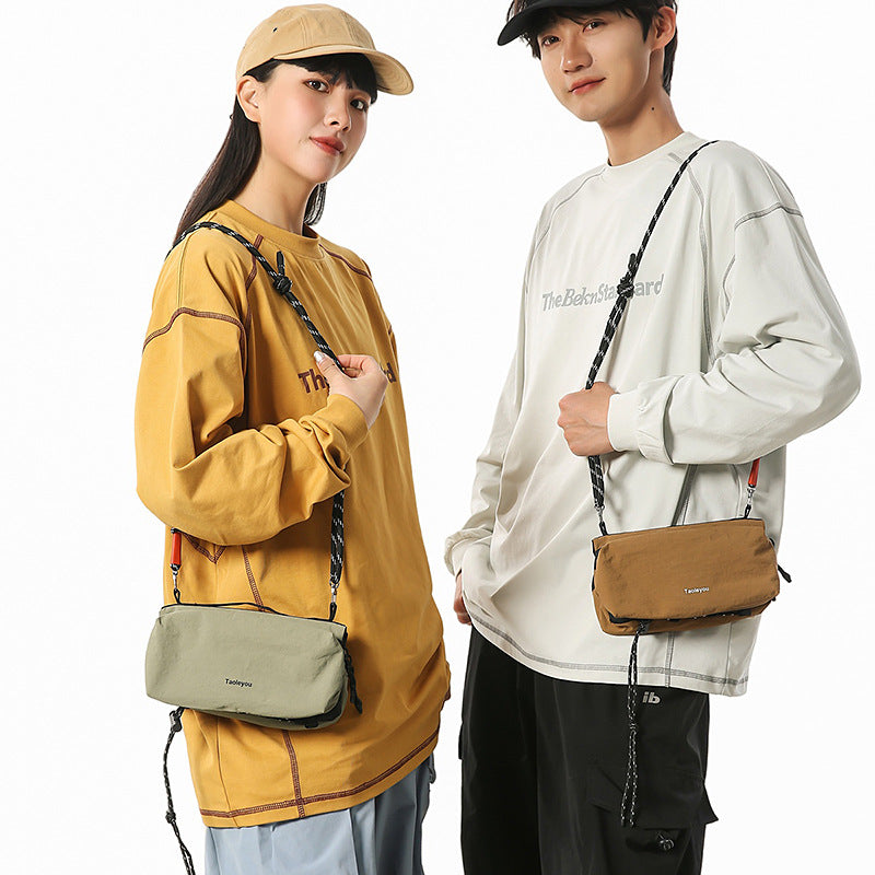 nylon crossbody phone bag, view 7 - MRSLM
