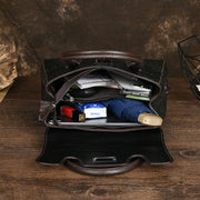 women's genuine leather vintage handbag, view 4 - MRSLM